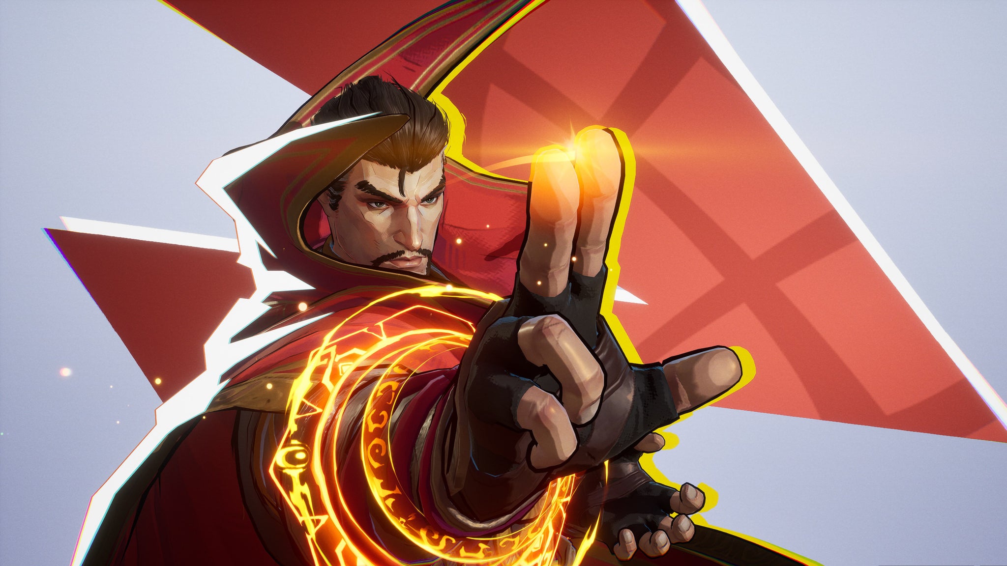 Doctor Strange in Marvel Rivals casts a sorcery with his hand in front of the camera. - 9