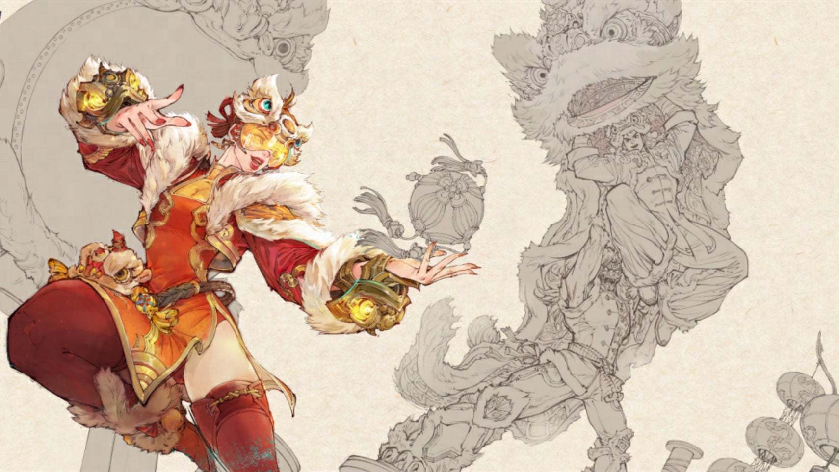 Some characters in new skins from Marvel Rivals' Spring Festival. - 1