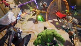 Several heroes like Storm, the Hulk, and Doctor Strange are fighting off other Marvel characters in Marvel Rivals.