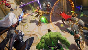 Several heroes like Storm, the Hulk, and Doctor Strange are fighting off other Marvel characters in Marvel Rivals.