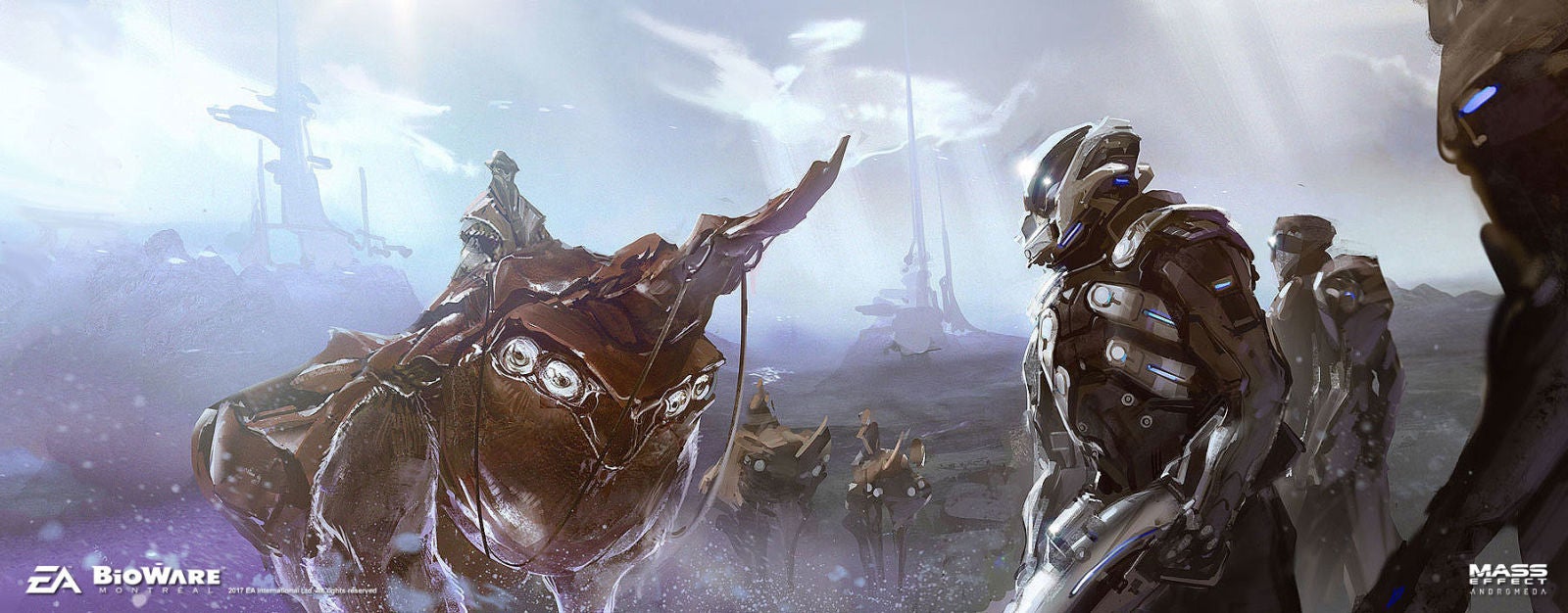 Mass Effect Design Mass Effect Andromeda concept art shows early, abandoned alien designs ...
