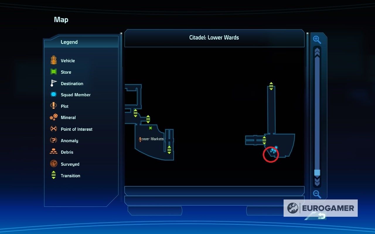 Mass Effect - Keeper locations: How to complete the Citadel: Scan the ...