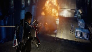 Mass Effect 2 screens show stuff exploding