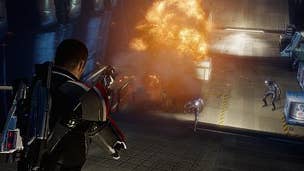 Mass Effect 2 screens show stuff exploding