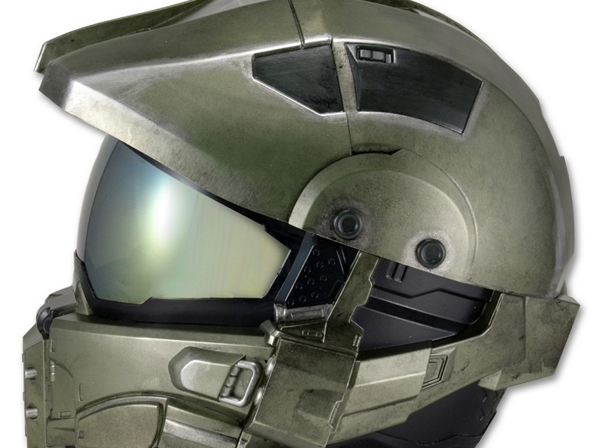 buy master chief motorcycle helmet Halo Infinite Chief Motorcycle Helmet Casco Jefe