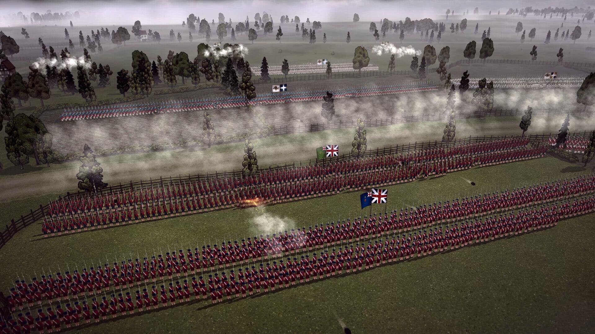 Battle lines form up in Seven Years War strategy Master Of Command. - 1