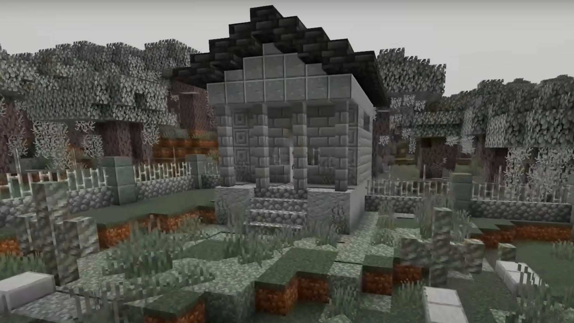A gothic mausoleum, build in Minecraft by YouTuber ThaMango. - 35