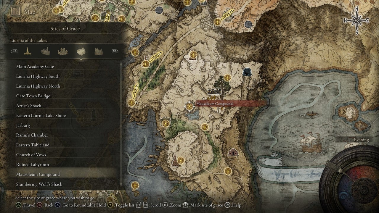 Mausoleum Compound Grace in Elden Ring