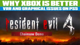 Resident Evil 4 Chainsaw Demo Xbox Series X com melhores visuais