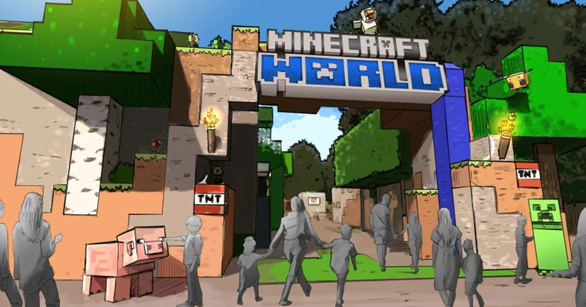 Minecraft World, a theme park with the worlds first-ever Minecraft rollercoaster, to open in the UK next year Minecraft World, a theme park with the worlds first-ever Minecraft rollercoaster, to open in the UK next year