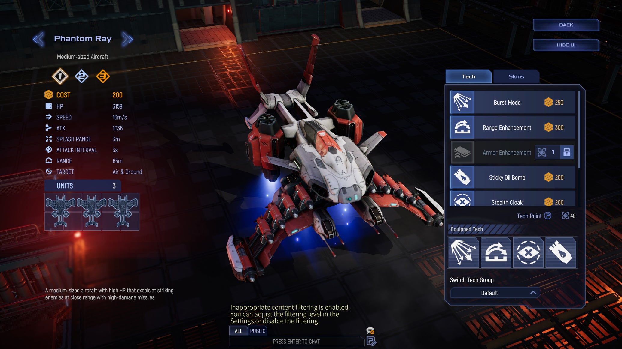 A Phantom Ray, the new flier unit in Mechabellum. - 1