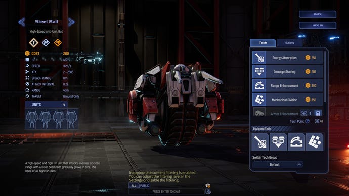 A Steel Ball in the Mechabellum workshop.