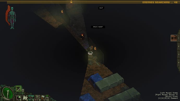 A man crawls through a tight corridor in Mechajammer