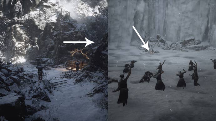 The Bottom meditation spot in Black Myth Wukong.