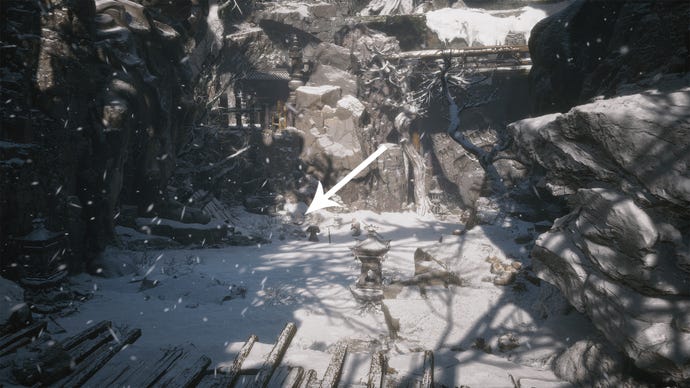 The Statue meditation spot in Black Myth Wukong.