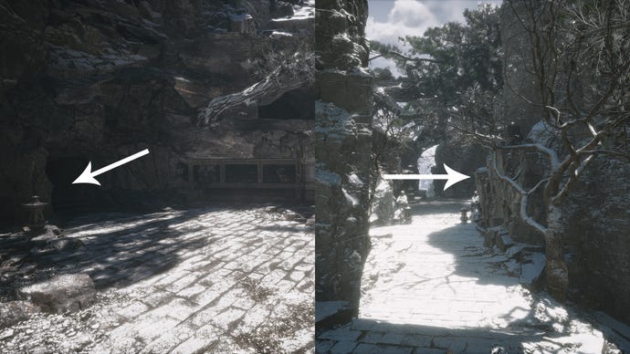 The Track meditation spot in Black Myth Wukong.