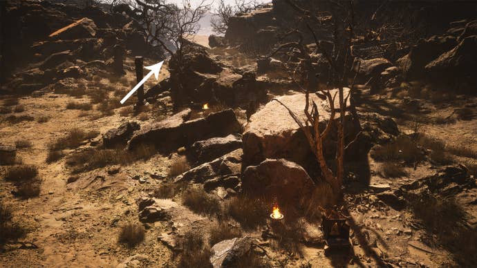 The path to The Deadwood meditation spot in Black Myth Wukong.