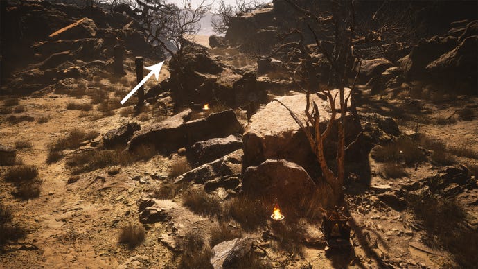 Path to Deadwood meditation point in Black Myth Wukong.