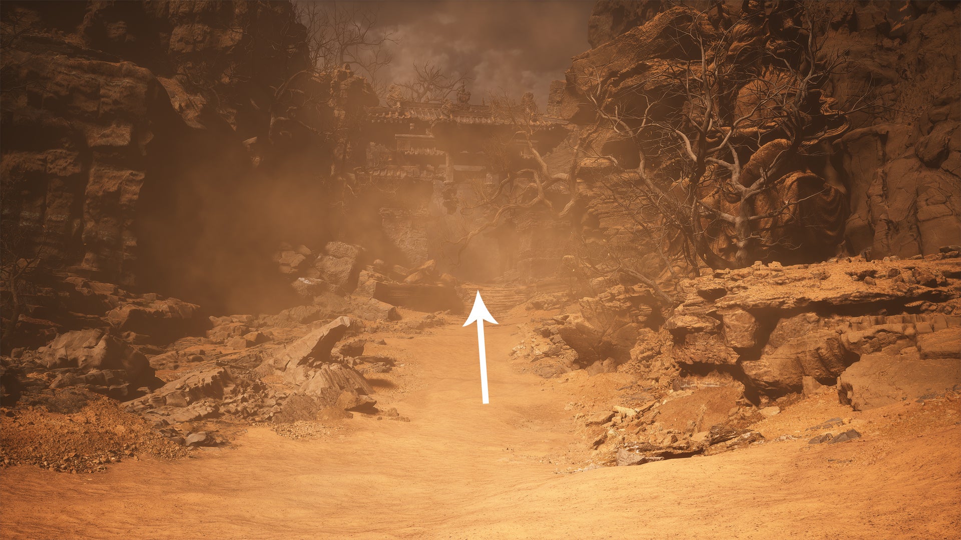 A shrine gate leading to The Grotto meditation spot in Black Myth Wukong. - 10