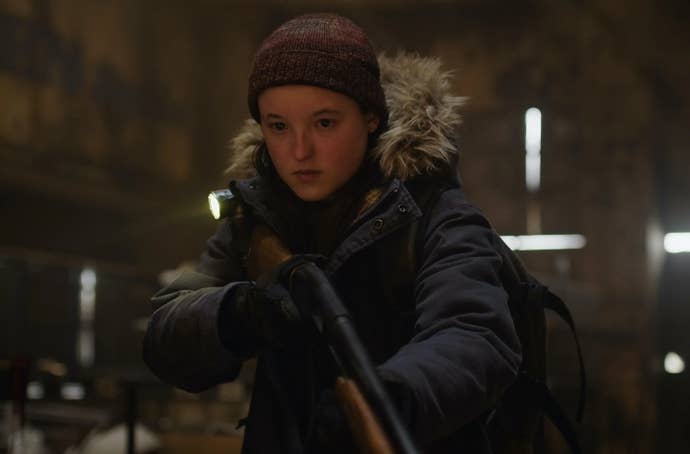 Bella Ramsey as Ellie in The Last of Us season 2