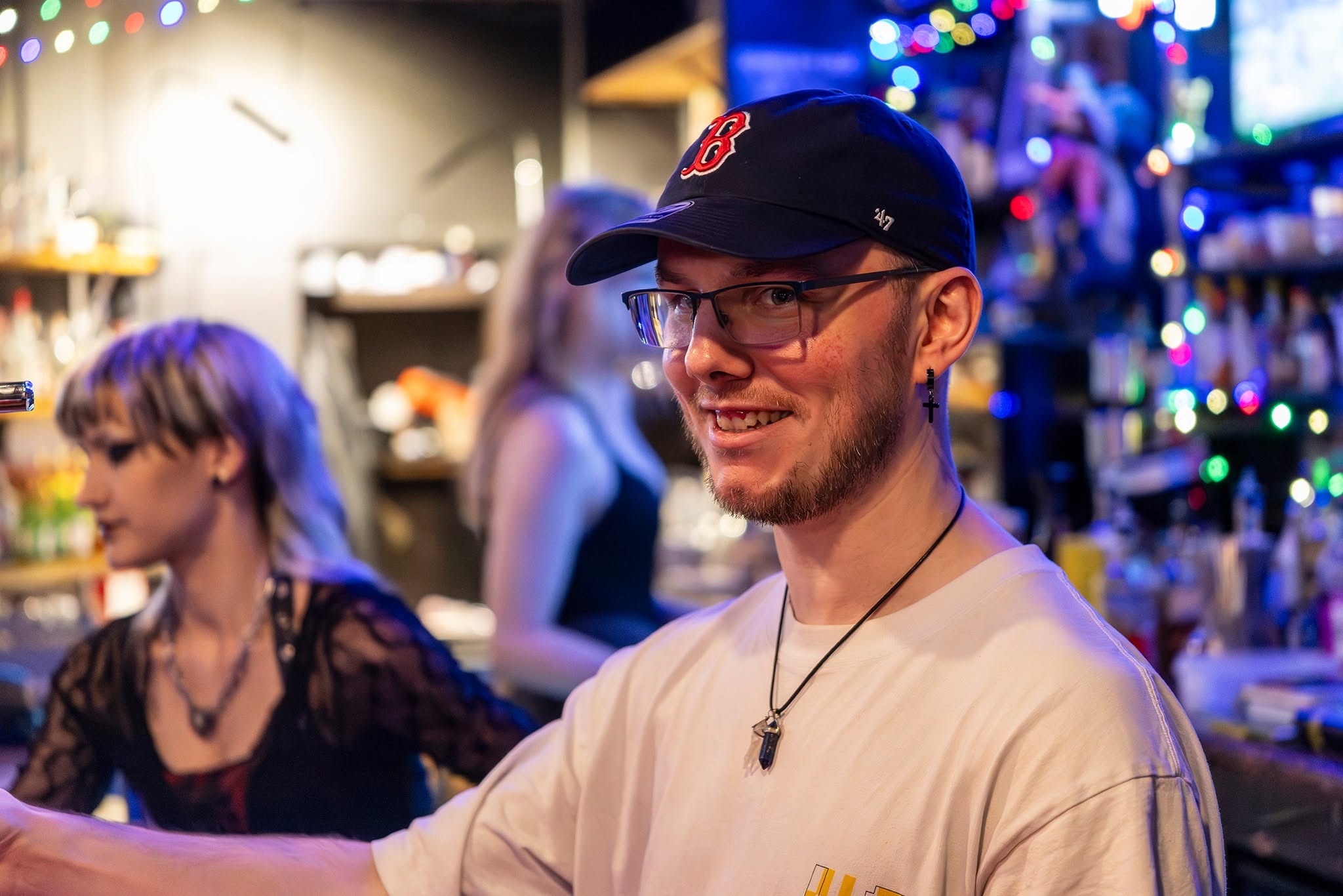 Bar staff at Meltdown London