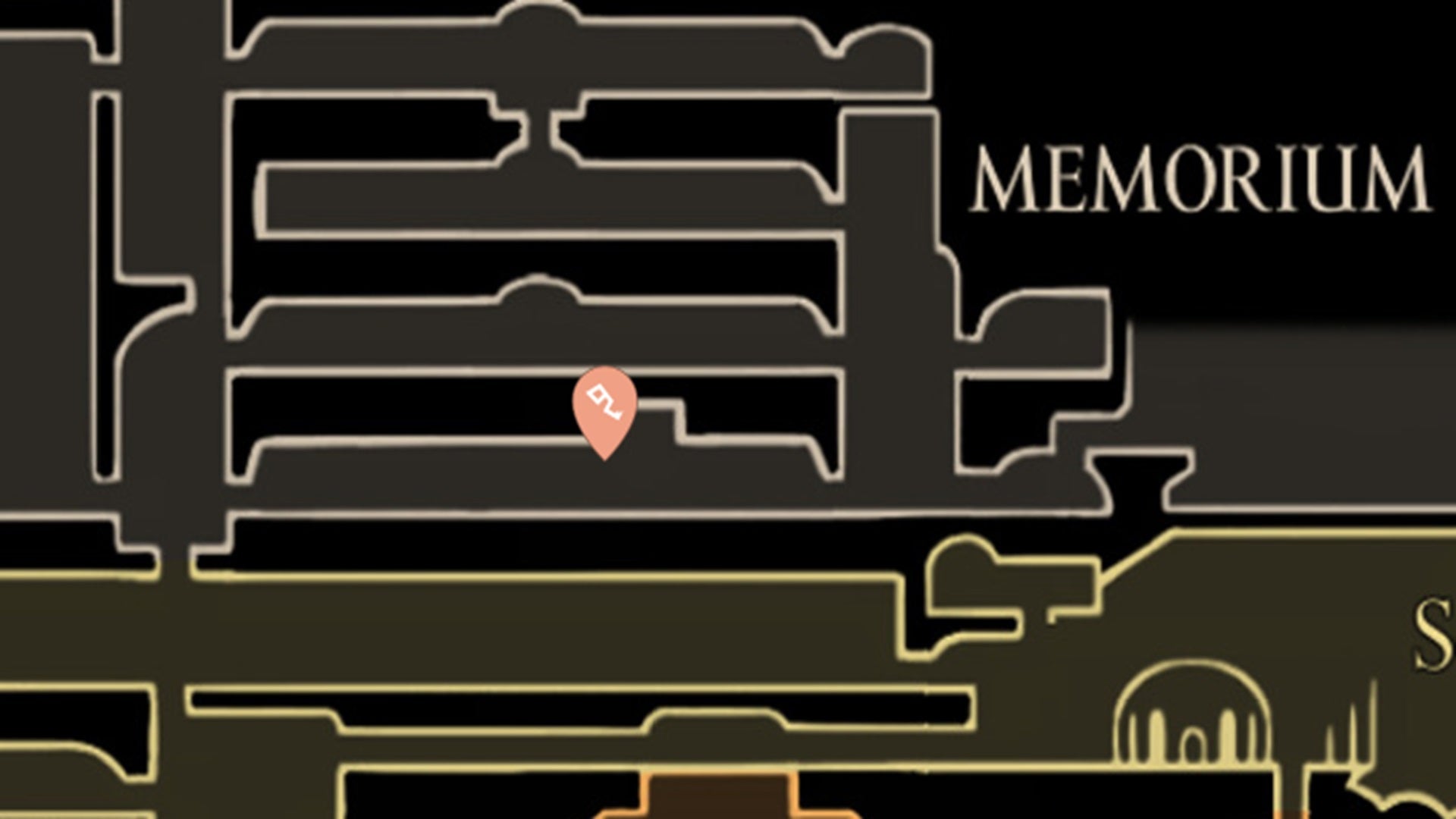 The location of the Mossberry in the Memorium of Hollow Knight: Silksong. - 16