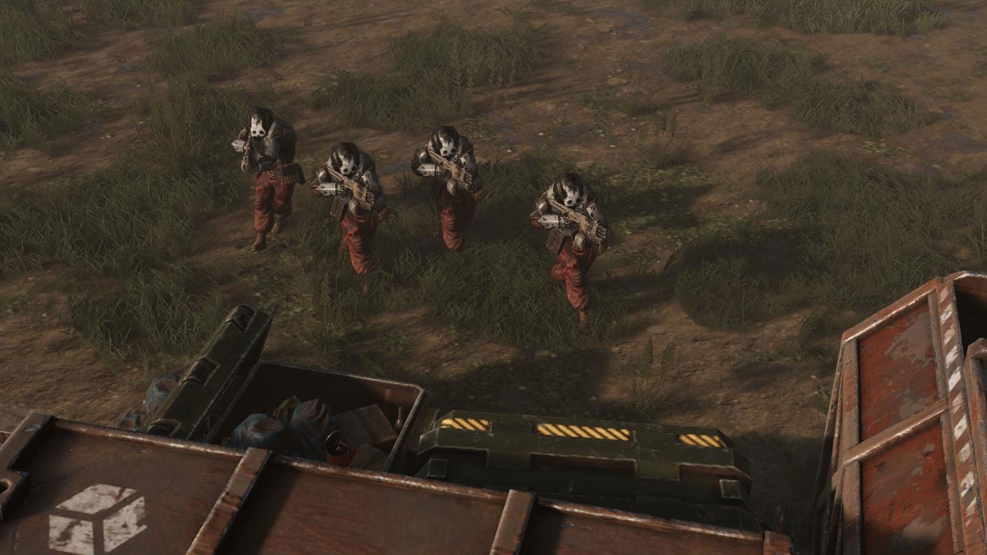 Commandos advance on marines in Menace - 1