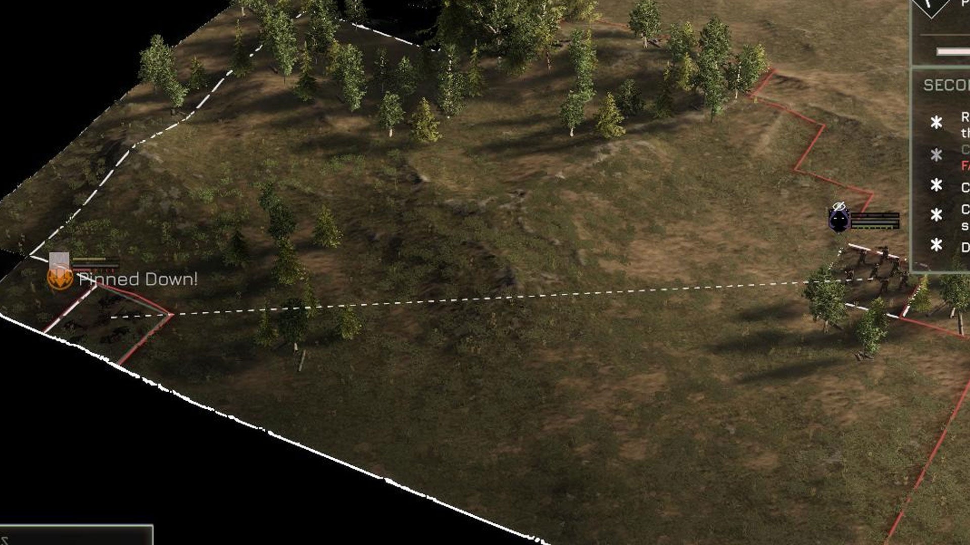 A squad hunts down a fleeing pirate unit in Menace - 7