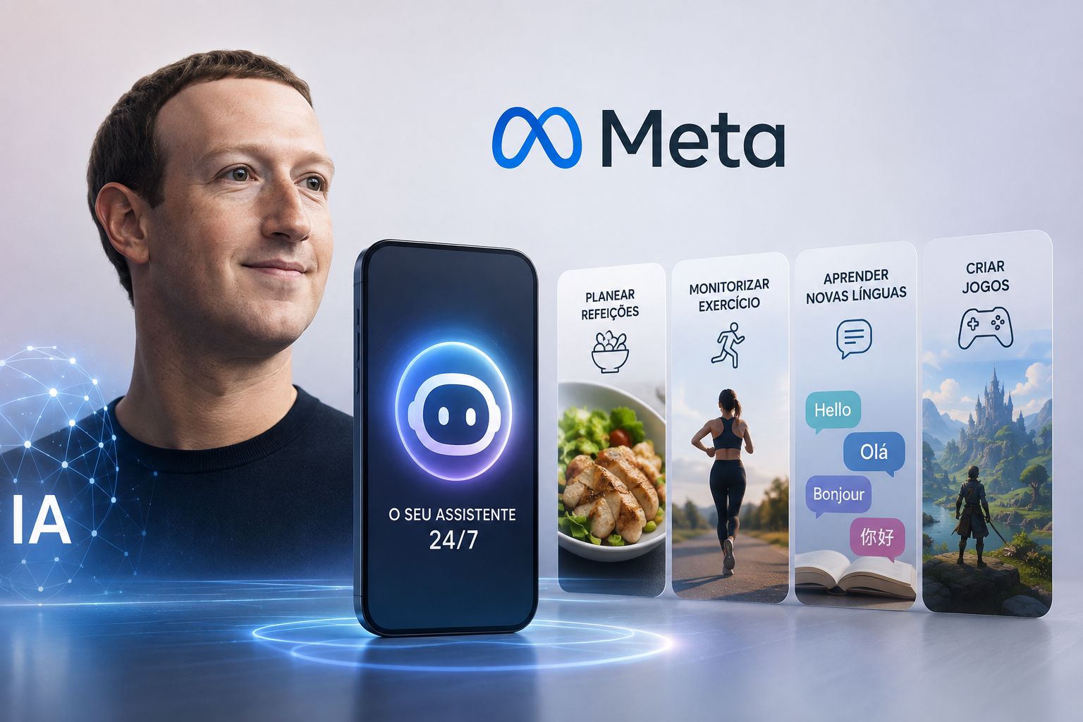 Mark Zuckerberg quer colocar a superinteligência nas mãos de todos