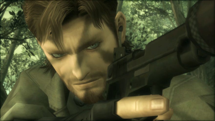 Tactical espionage action in a Metal Gear Solid 3: Snake Eater screenshot.