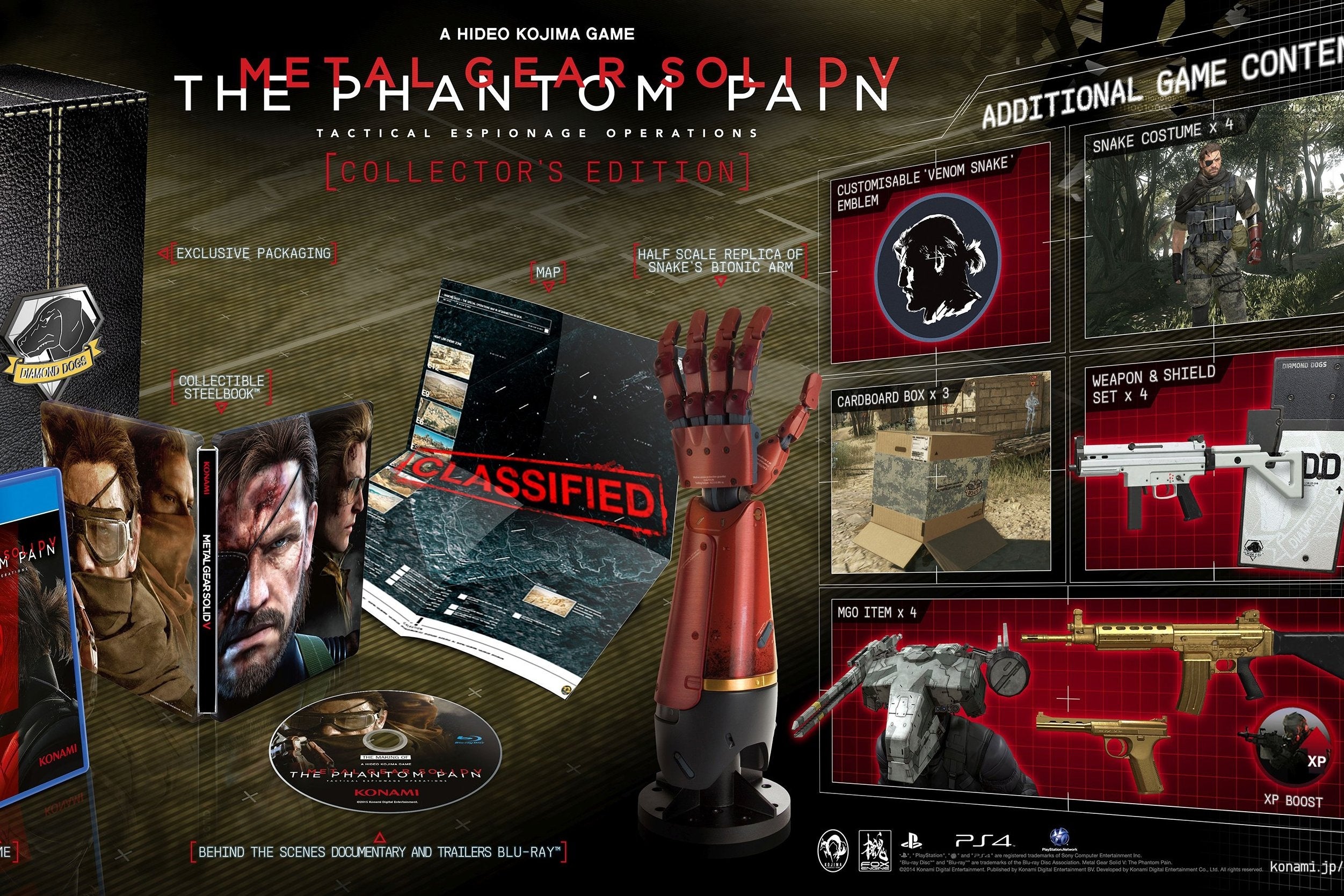 Metal Gear Solid V: The Phantom Pain com Day 1 Edition e