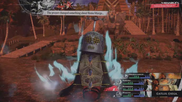 Homo Margo in Metaphor Refantazio mid elemental change.