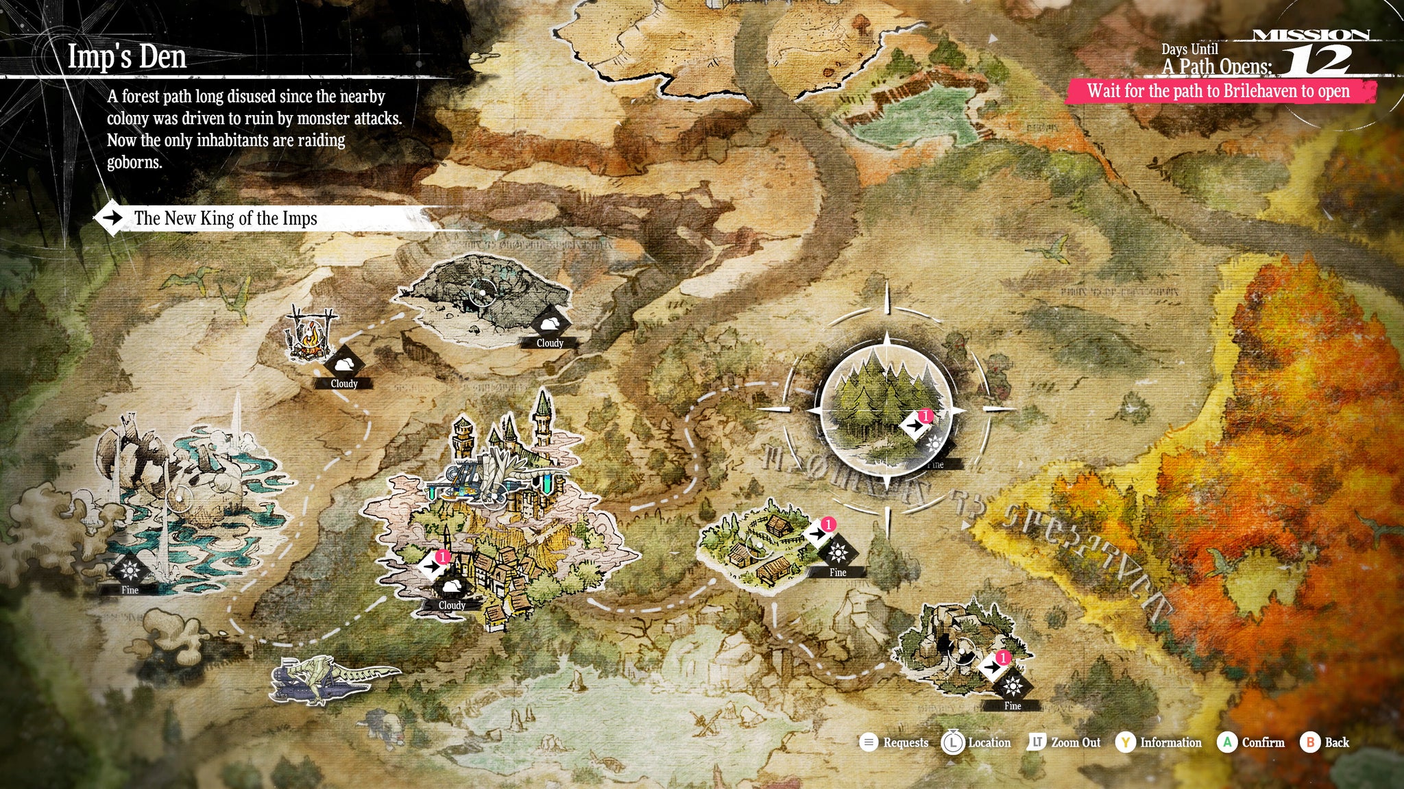 The overworld map in Metaphor: ReFantazio. - 6