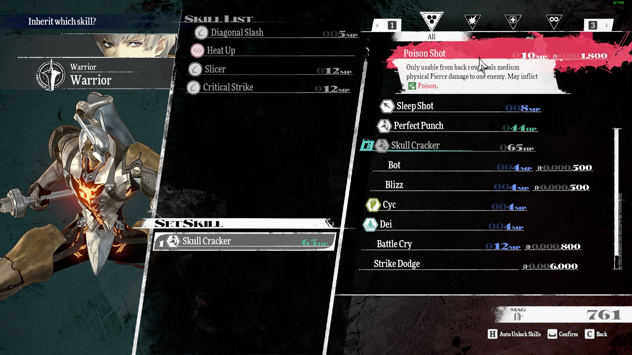 Metaphor ReFantazio inherited skills and how to get more skill slots - 4