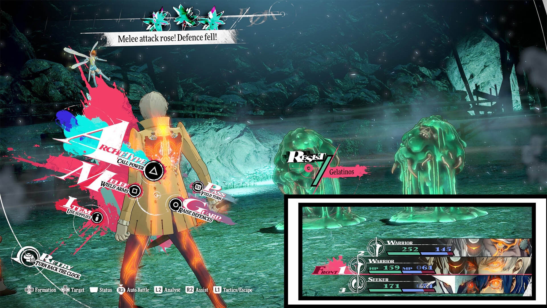 metaphor refantazio mid battle party stats