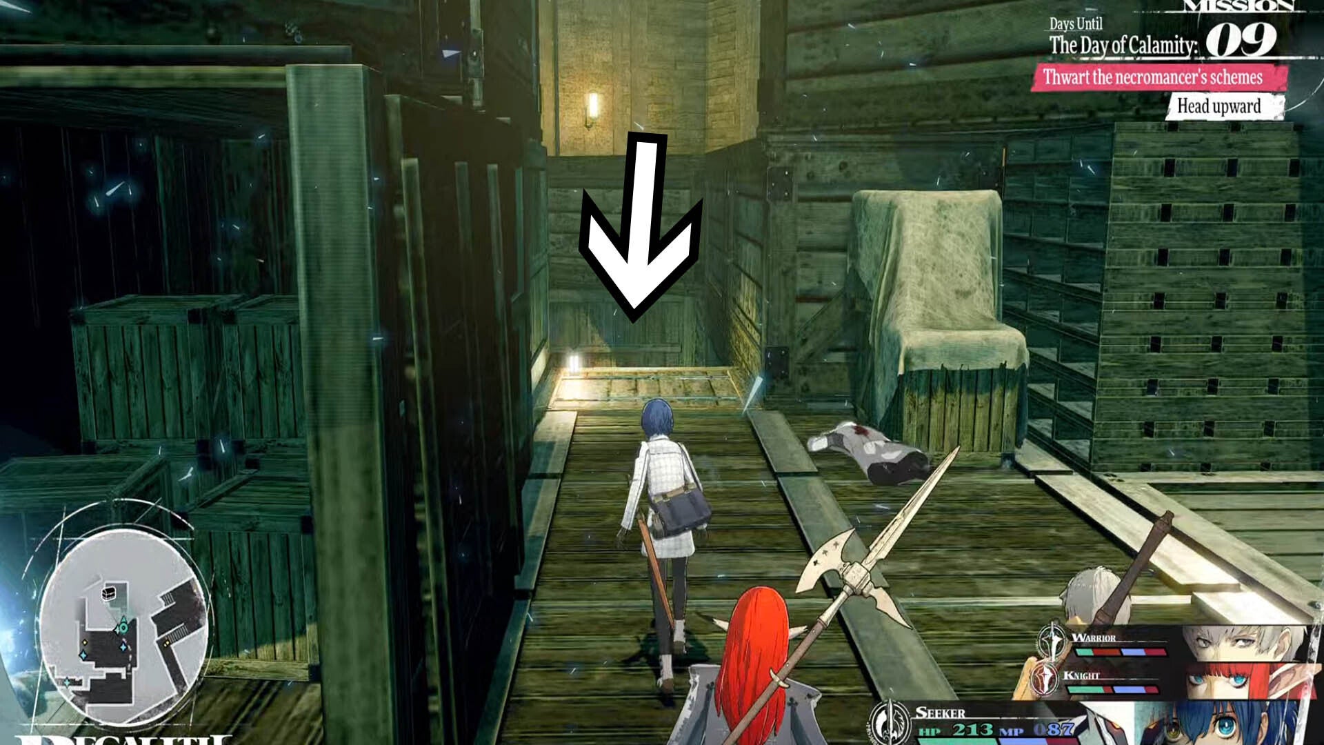 metaphor refantazio regalith grand cathedral altar chamber path down to moonlight mace chest