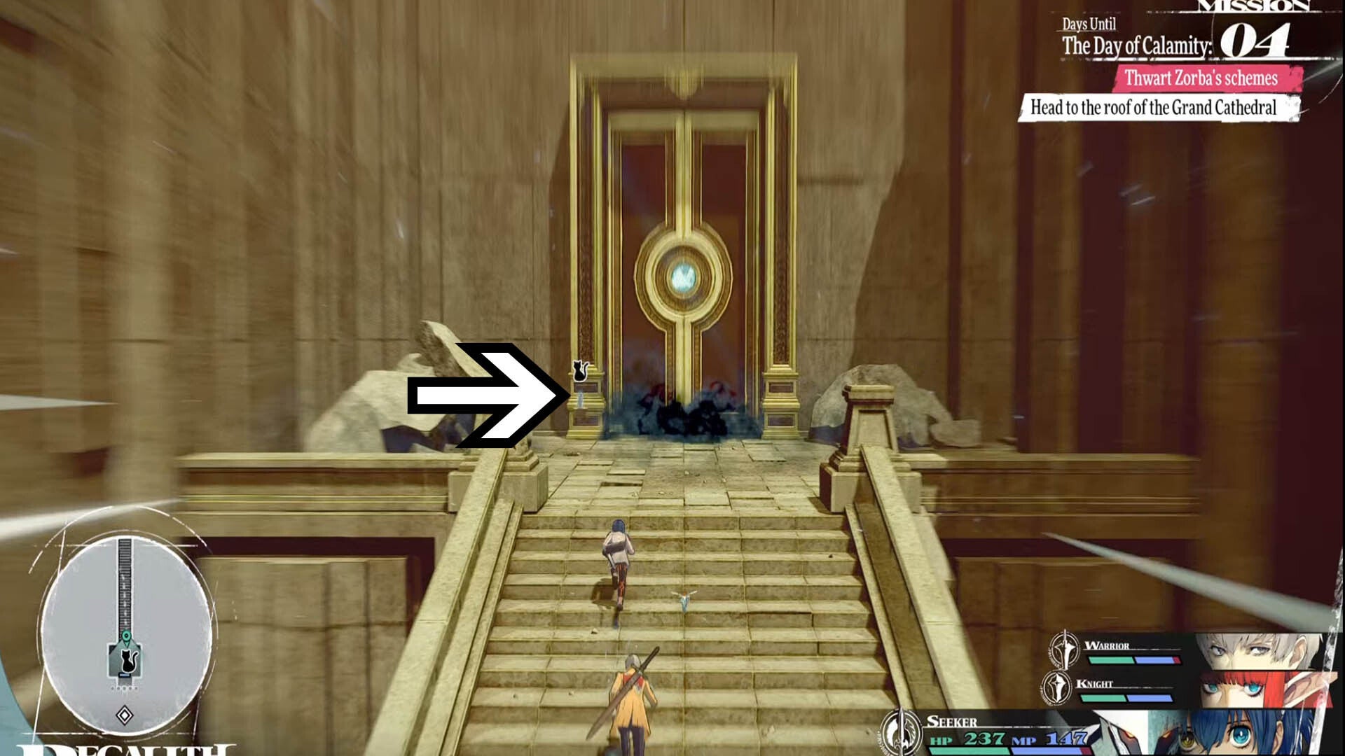 metaphor refantazio regalith grand cathedral more&rsquo;s cat on heavenly staircase