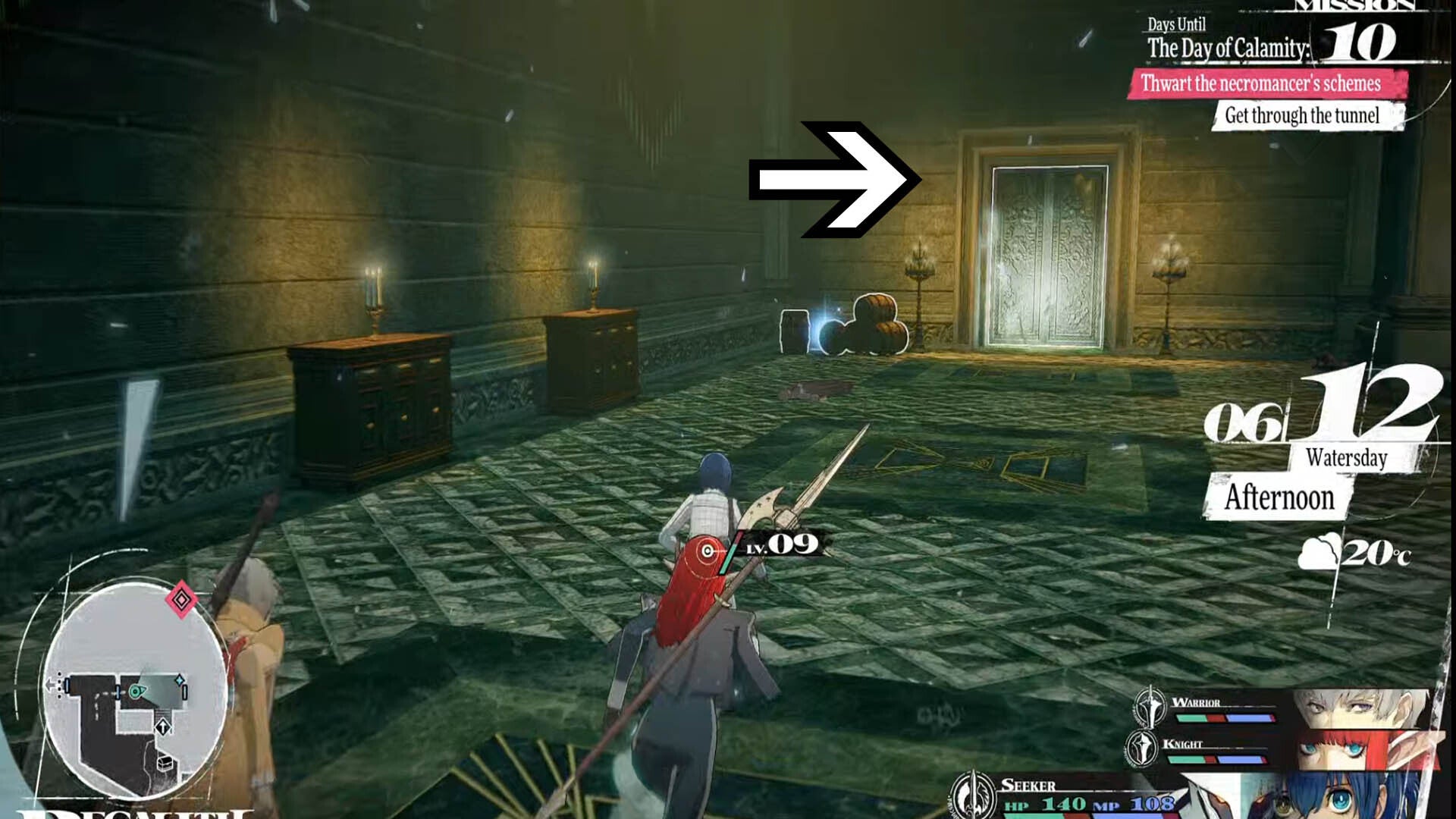 metaphor refantazio regalith grand cathedral prayer chamber magla hollow location