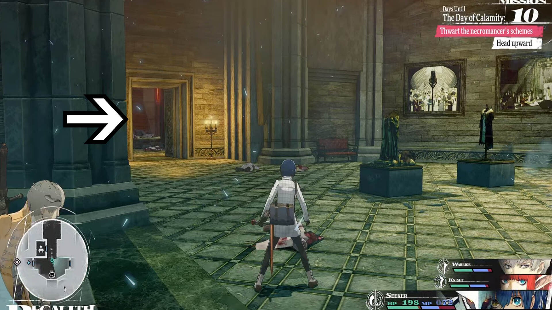 metaphor refantazio regalith grand cathedral servant&rsquo;s chamber door to left of locked chest