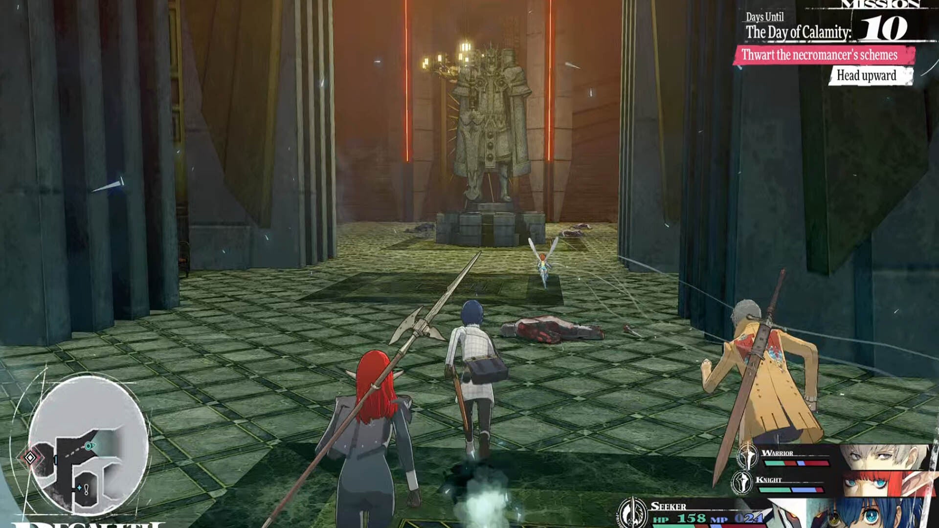 metaphor refantazio regalith grand cathedral servant&rsquo;s chamber left side statue