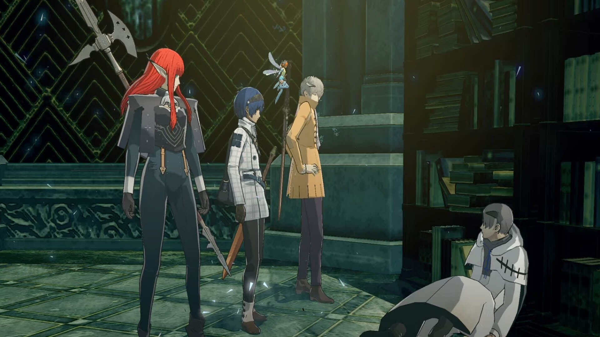 metaphor refantazio regalith grand cathedral servant&rsquo;s chamber party talking to pale monk