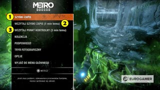 Metro Exodus - zapisywanie i wczytywanie gry