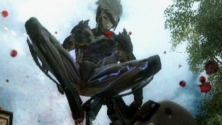 Metal Gear Rising: Revengeance screenshots show a moody Raiden