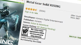 Rumour - MGS: Rising to get E3 re-reveal with new trailer, new art emerges