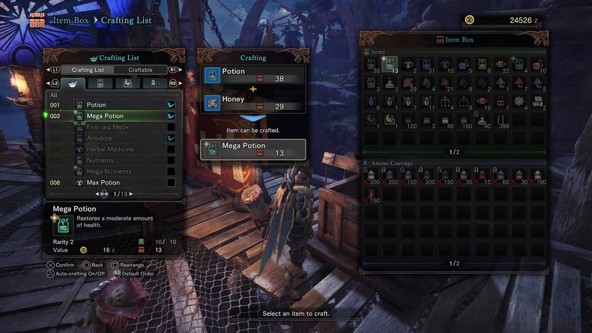 Monster Hunter World item crafting: How item combinations work and