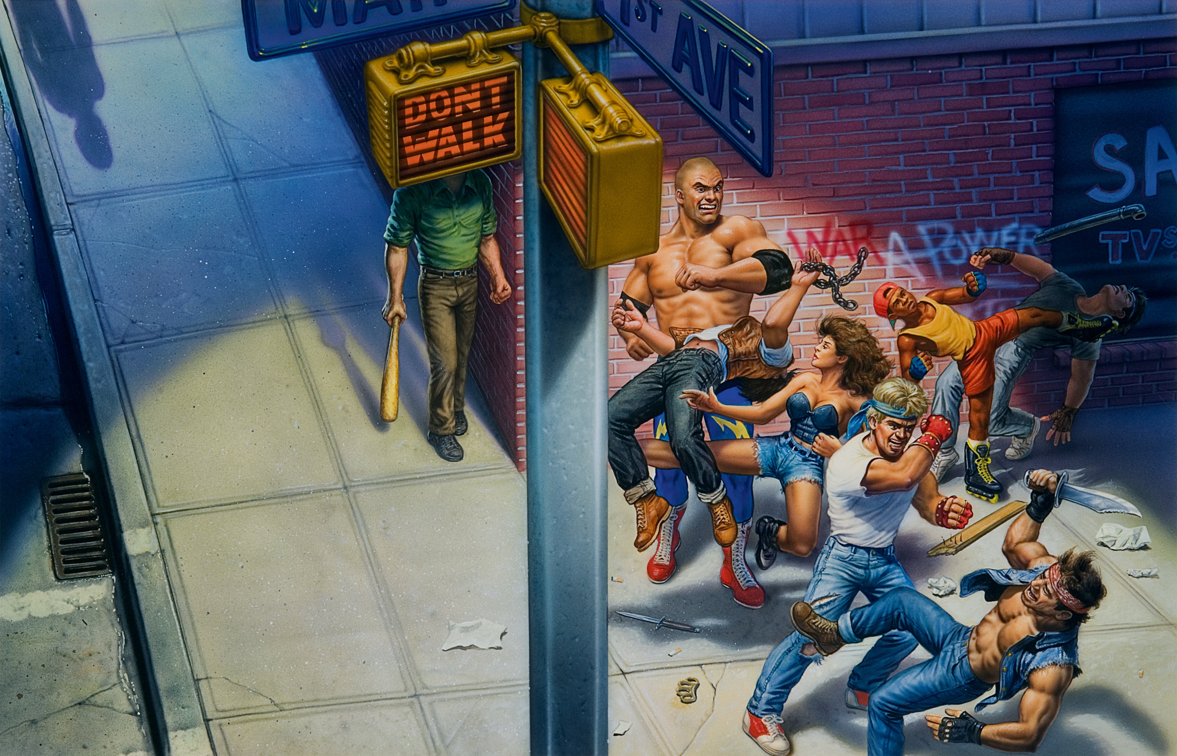 90s video outlets games painting