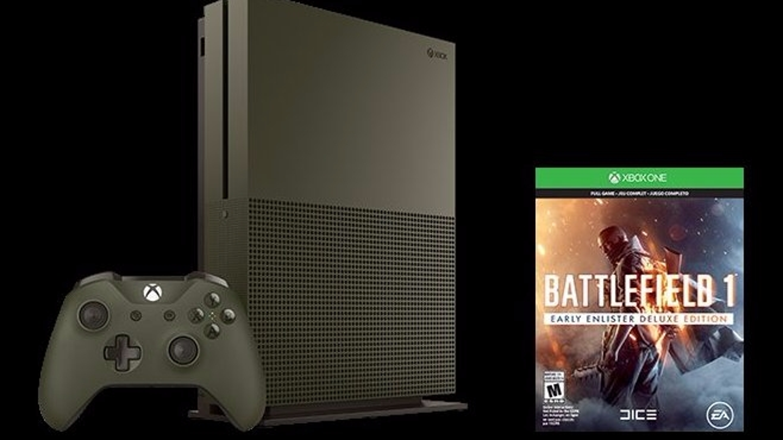 Xbox One Console Xbox One S 500GB Battlefield Bundle (Renewed