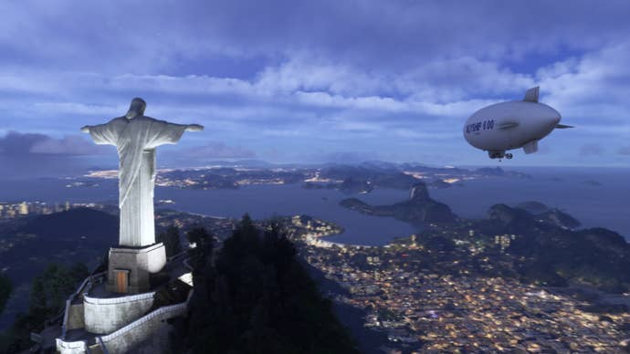 microsoft flight sim 2024 skyship 600 over rio