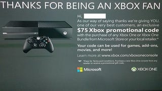 Microsoft offers select Xbox 360 users $75 rebates for buying Xbox Ones