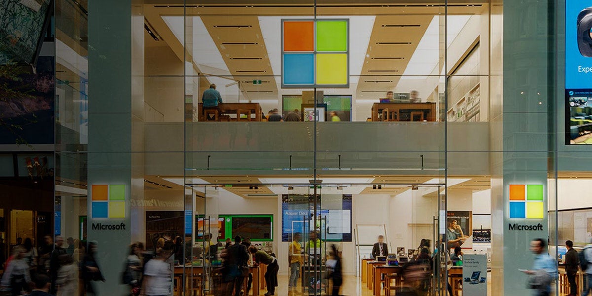 Dentro Da Microsoft Store Microsoft's 'flagship' Store Will Open This